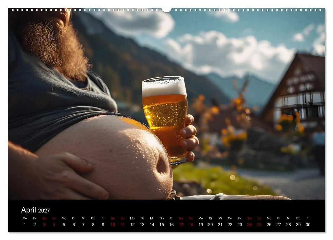 Bild: 9783594258729 | Lustige Kalender Männer mit Bierbäuchen - Bierbauch Kalender...