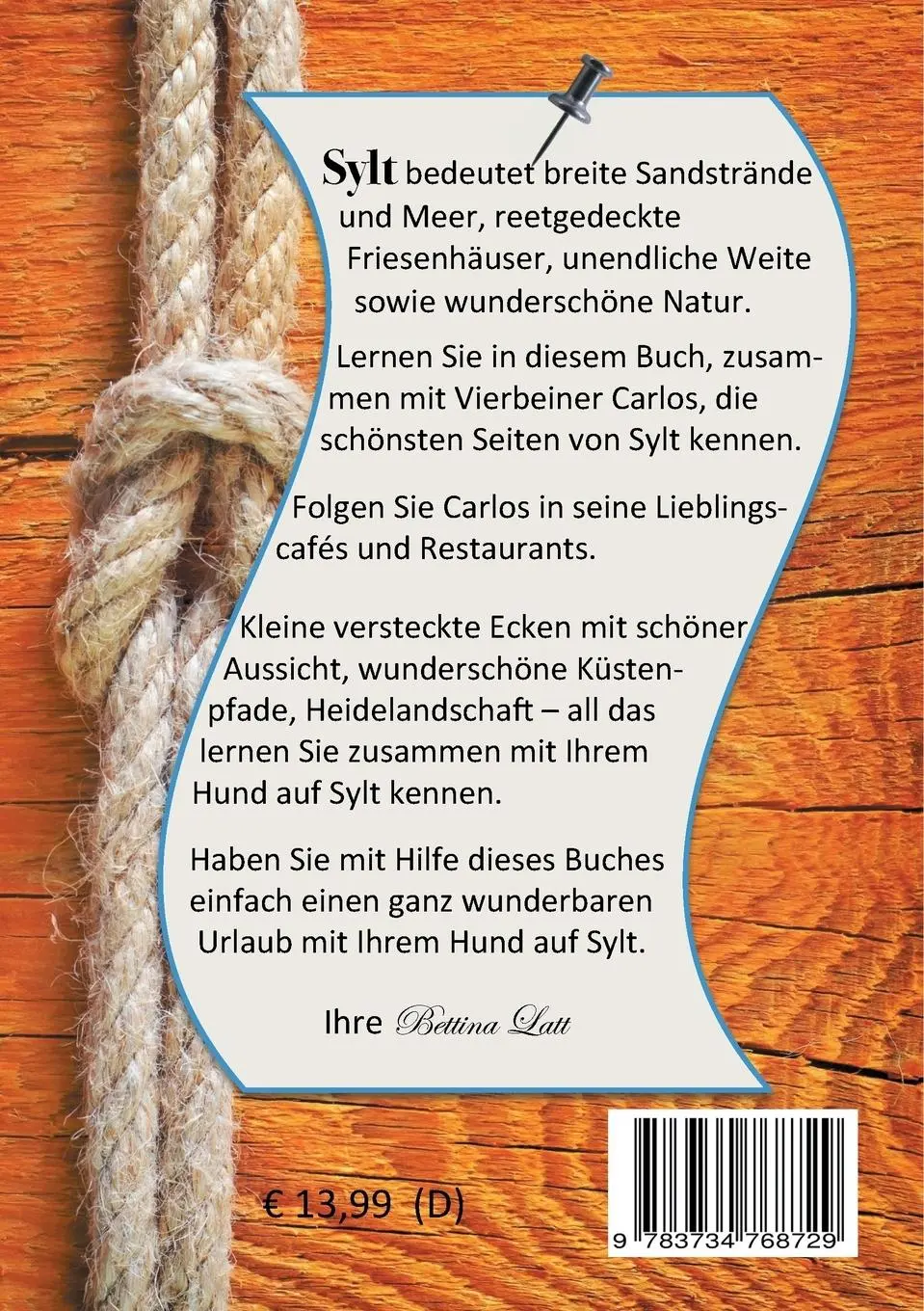 Rückseite: 9783734768729 | Sylt mit Hund | Ein Inselführer | Bettina Latt | Taschenbuch | 124 S.