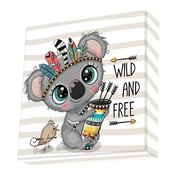 Bild: 4895225918829 | Diamond Dotz Koala "Wild &amp; Free" | Kit (Bastelset) | 2591882 | Deutsch