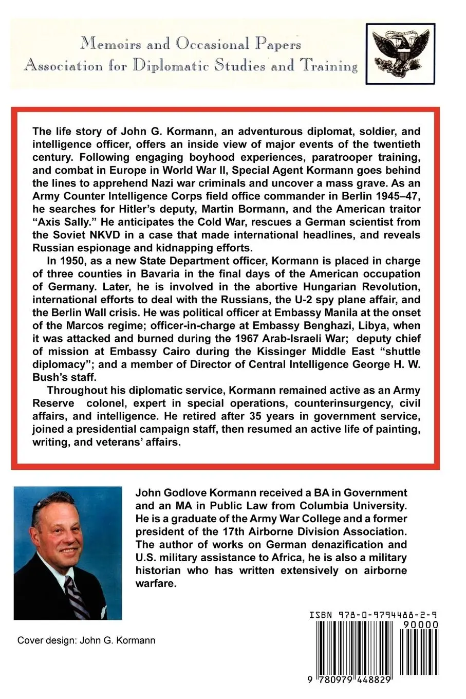 Rückseite: 9780979448829 | Echoes of a Distant Clarion | Recollections of a Diplomat and Soldier