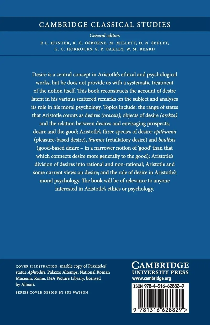Rückseite: 9781316628829 | Aristotle on Desire | Giles Pearson | Taschenbuch | Englisch | 2016
