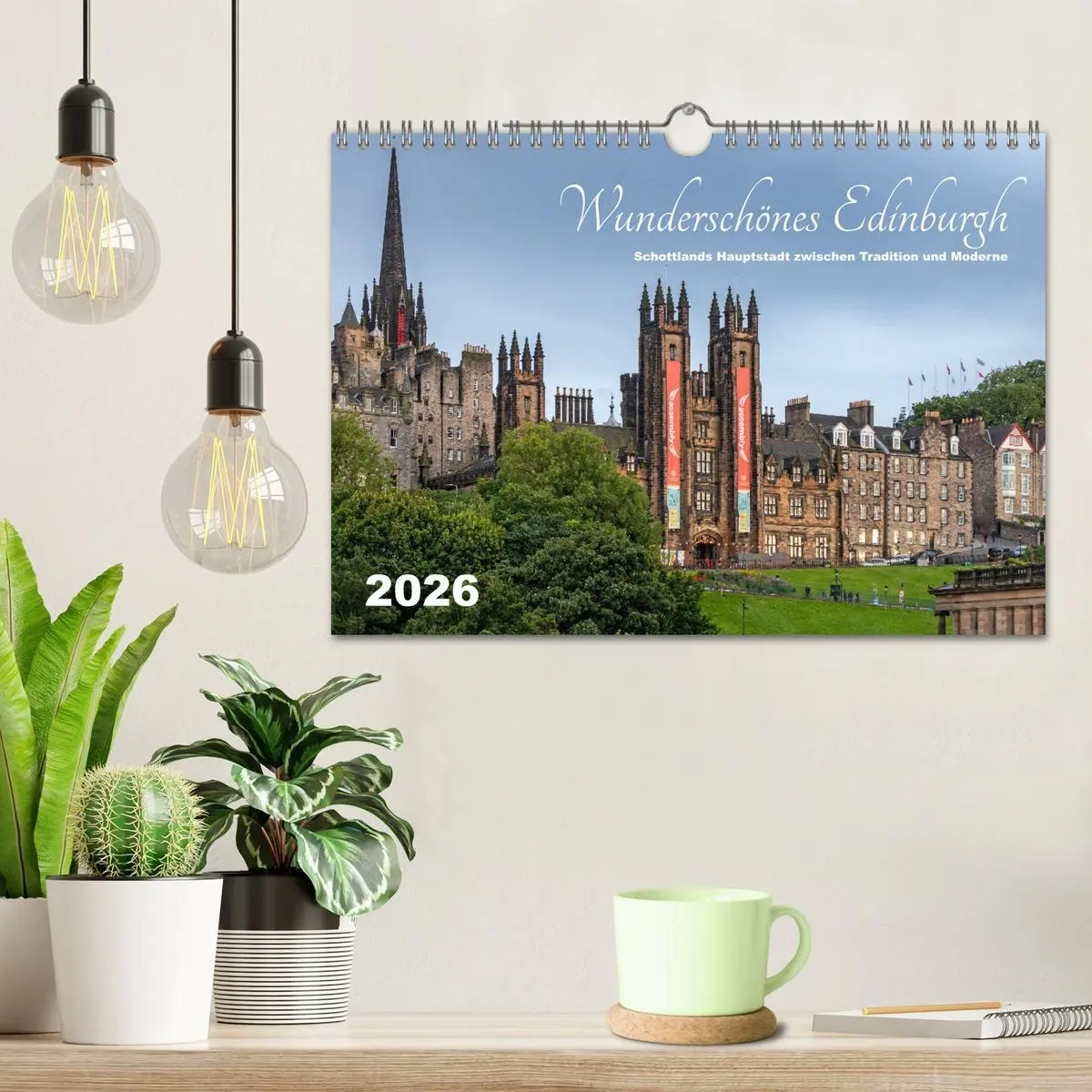 Bild: 9783457318829 | Wunderschönes Edinburgh (Wandkalender 2026 DIN A4 quer), CALVENDO...