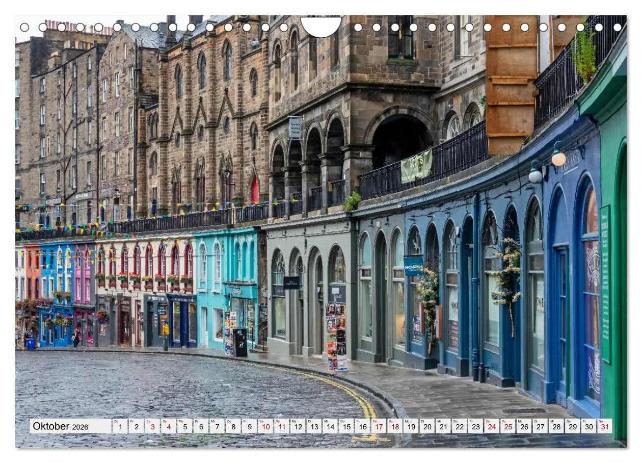 Bild: 9783457318829 | Wunderschönes Edinburgh (Wandkalender 2026 DIN A4 quer), CALVENDO...