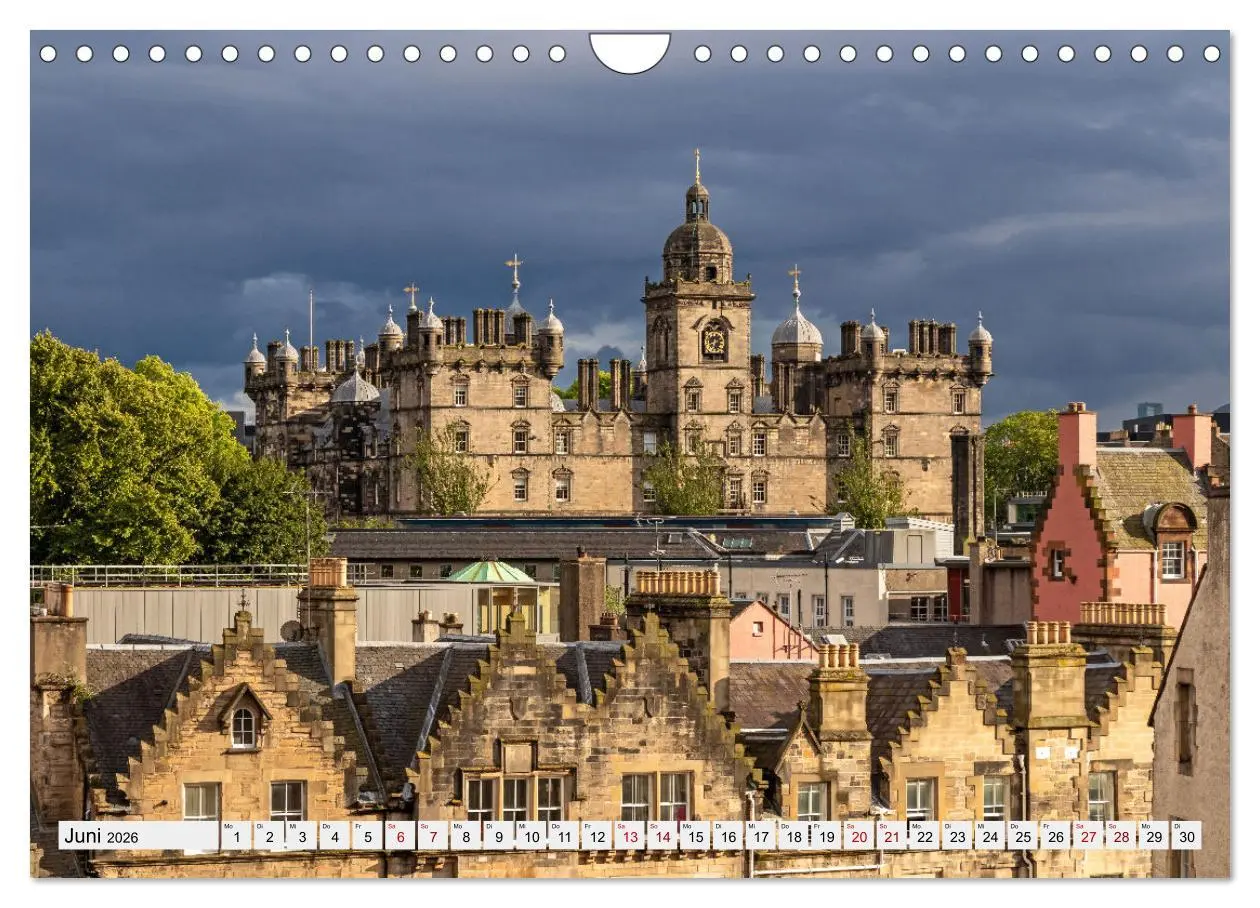 Bild: 9783457318829 | Wunderschönes Edinburgh (Wandkalender 2026 DIN A4 quer), CALVENDO...
