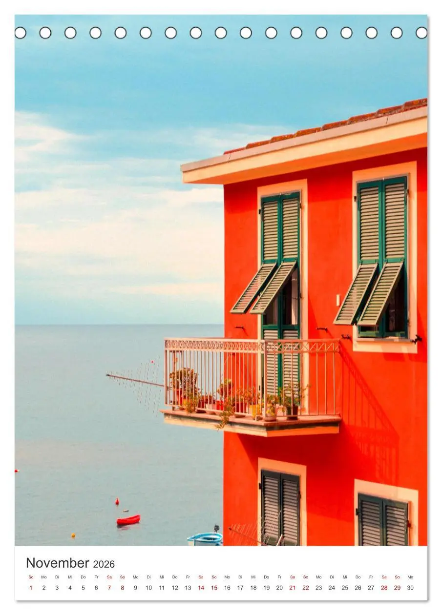 Bild: 9783516338829 | Farbenfrohes Italien (Tischkalender 2026 DIN A5 hoch), CALVENDO...