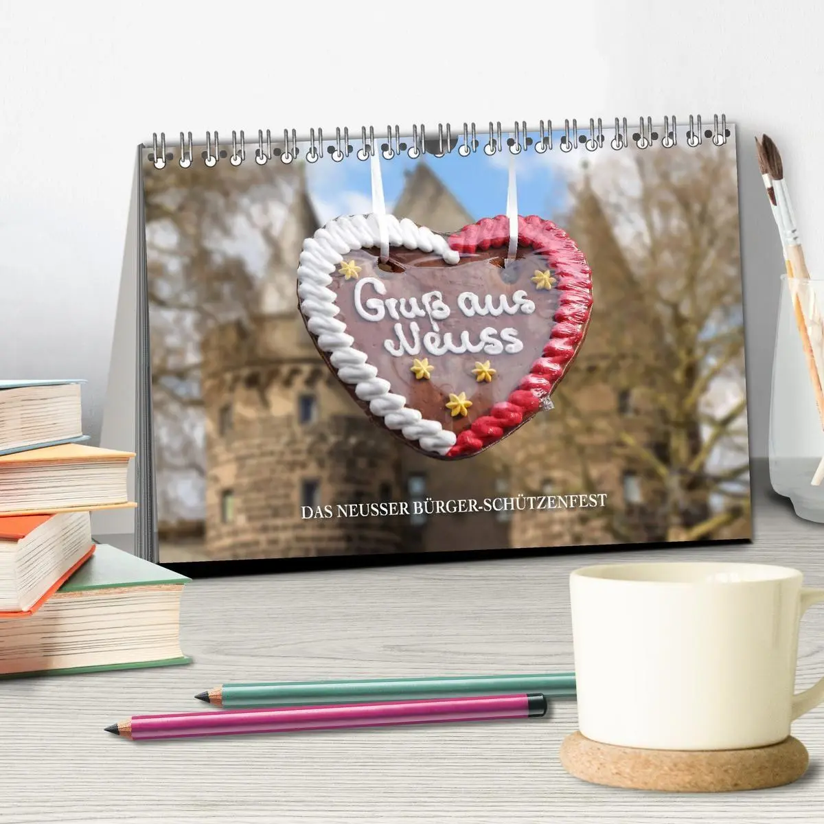 Bild: 9783569668829 | Gruss aus Neuss (Tischkalender 2027 DIN A5 quer), CALVENDO...