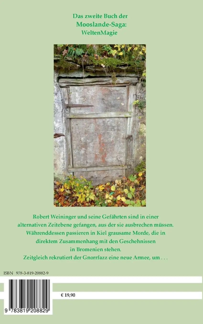 Rückseite: 9783819208829 | Mooslande 2 | WeltenMagie | Wolfgang Palloks | Taschenbuch | 524 S.