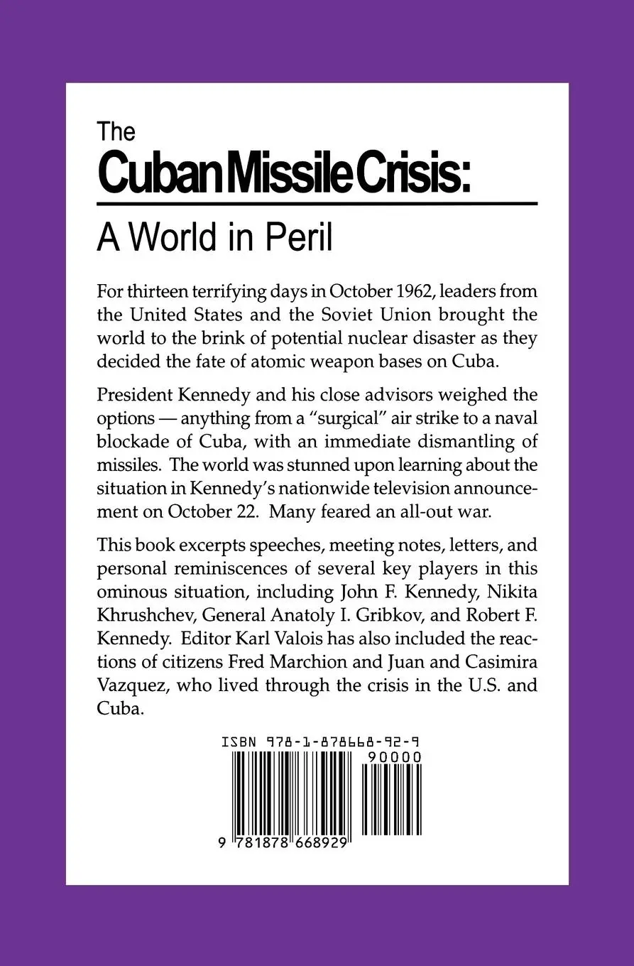 Rückseite: 9781878668929 | The Cuban Missile Crisis | A World in Peril | Karl E. Valois | Buch