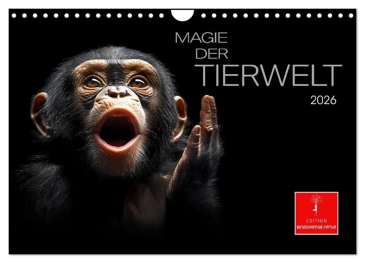 Cover: 9783457308929 | Magie der Tierwelt (Wandkalender 2026 DIN A4 quer), CALVENDO...