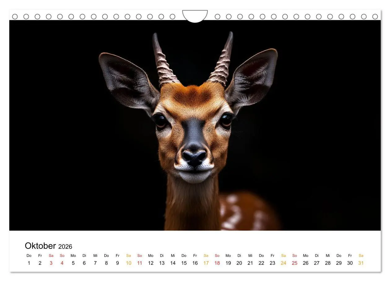 Bild: 9783457308929 | Magie der Tierwelt (Wandkalender 2026 DIN A4 quer), CALVENDO...