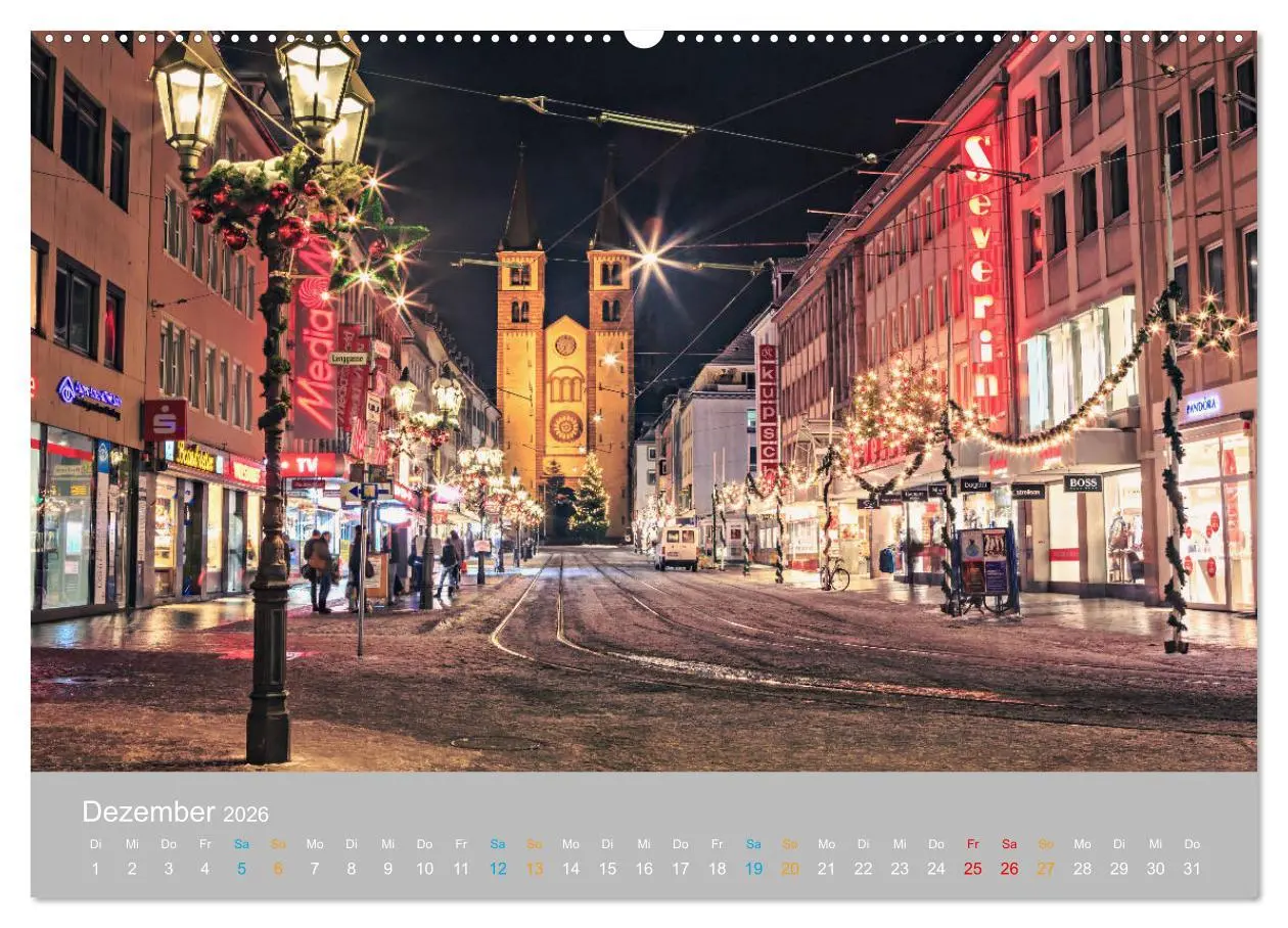 Bild: 9783457788929 | Würzburg - Stadt der Kirchen (Wandkalender 2026 DIN A2 quer),...