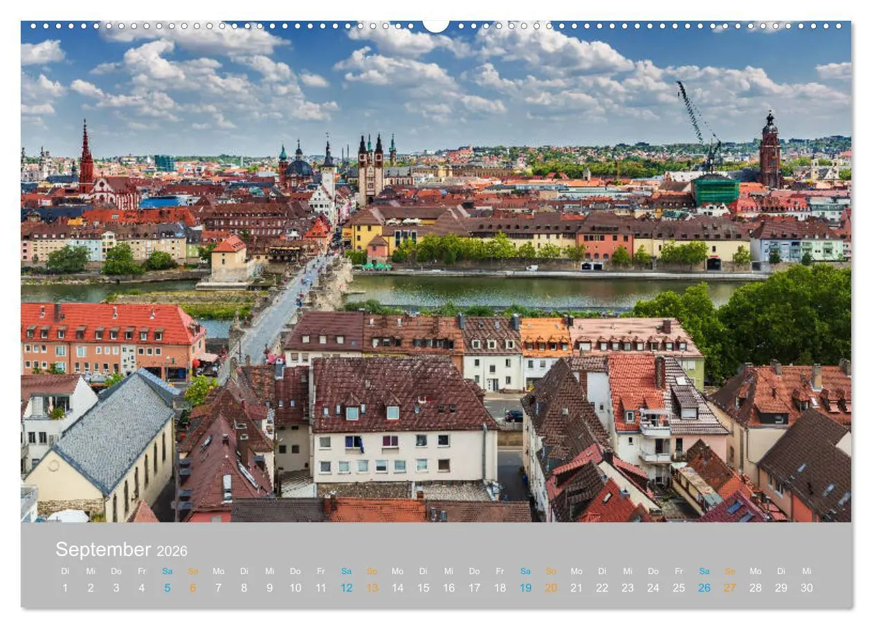 Bild: 9783457788929 | Würzburg - Stadt der Kirchen (Wandkalender 2026 DIN A2 quer),...