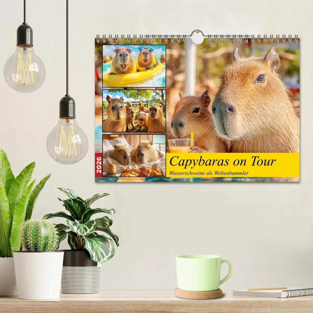 Bild: 9783516708929 | Capybaras on Tour. Wasserschweine als Weltenbummler (Wandkalender...