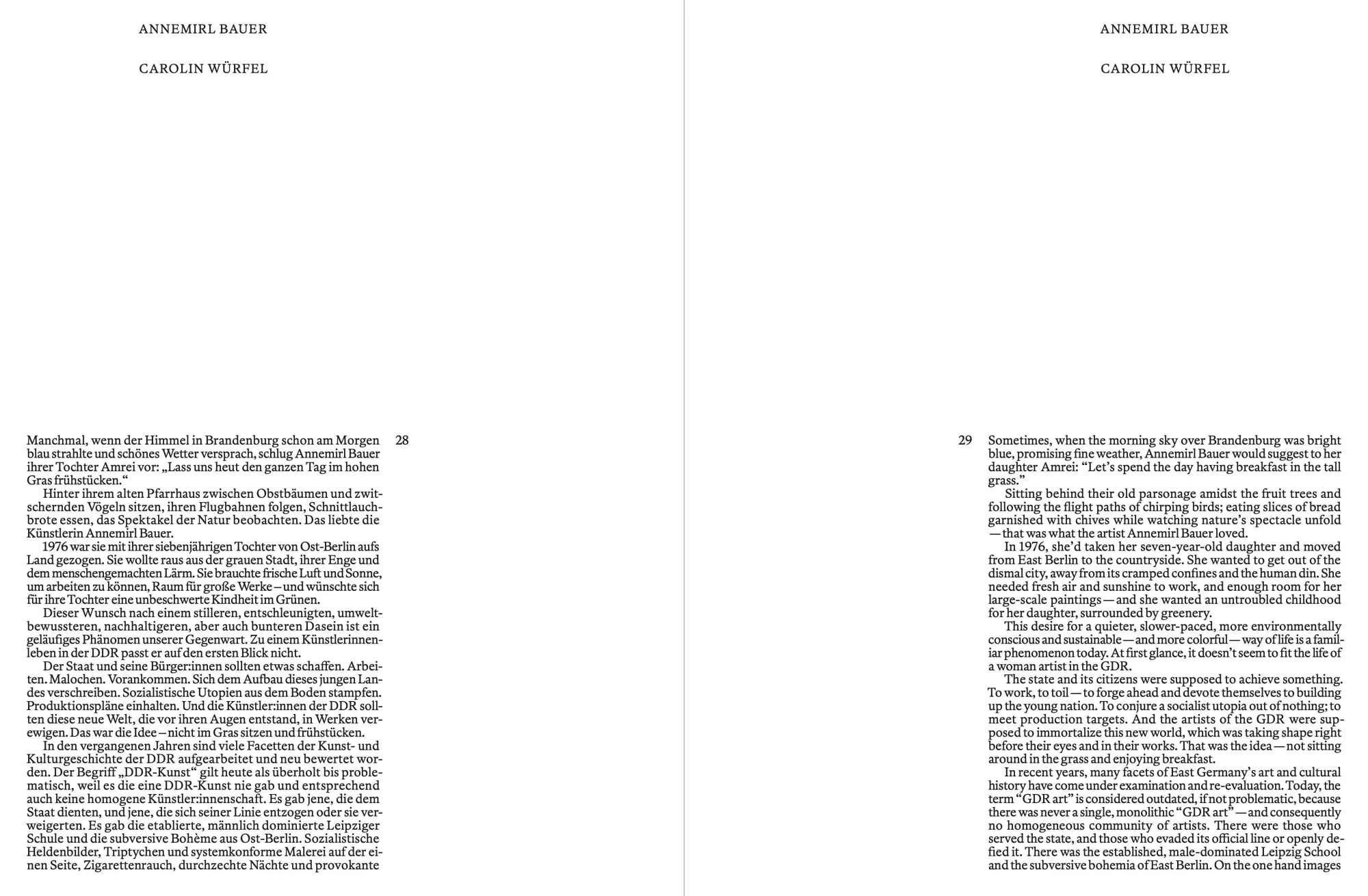 Bild: 9783954768929 | Bruch ist in der Welt | Annemirl Bauer | Till Kadritzke (u. a.) | Buch