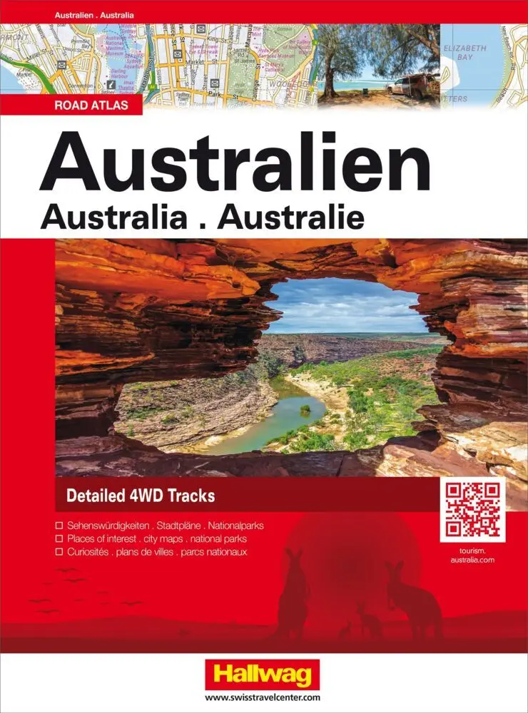 Cover: 9783828309029 | Hallwag Strassenatlas Australien | Taschenbuch | 208 S. | Englisch