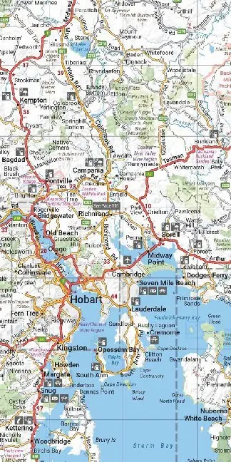 Bild: 9783828309029 | Hallwag Strassenatlas Australien | Taschenbuch | 208 S. | Englisch