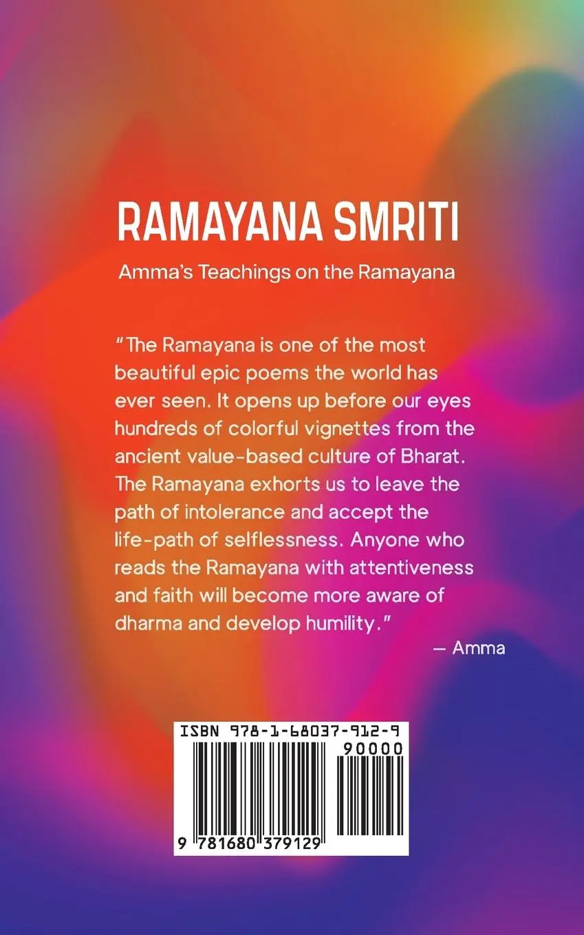 Rückseite: 9781680379129 | Ramayana Smriti | Swami Jnanamritananda Puri | Taschenbuch | Englisch