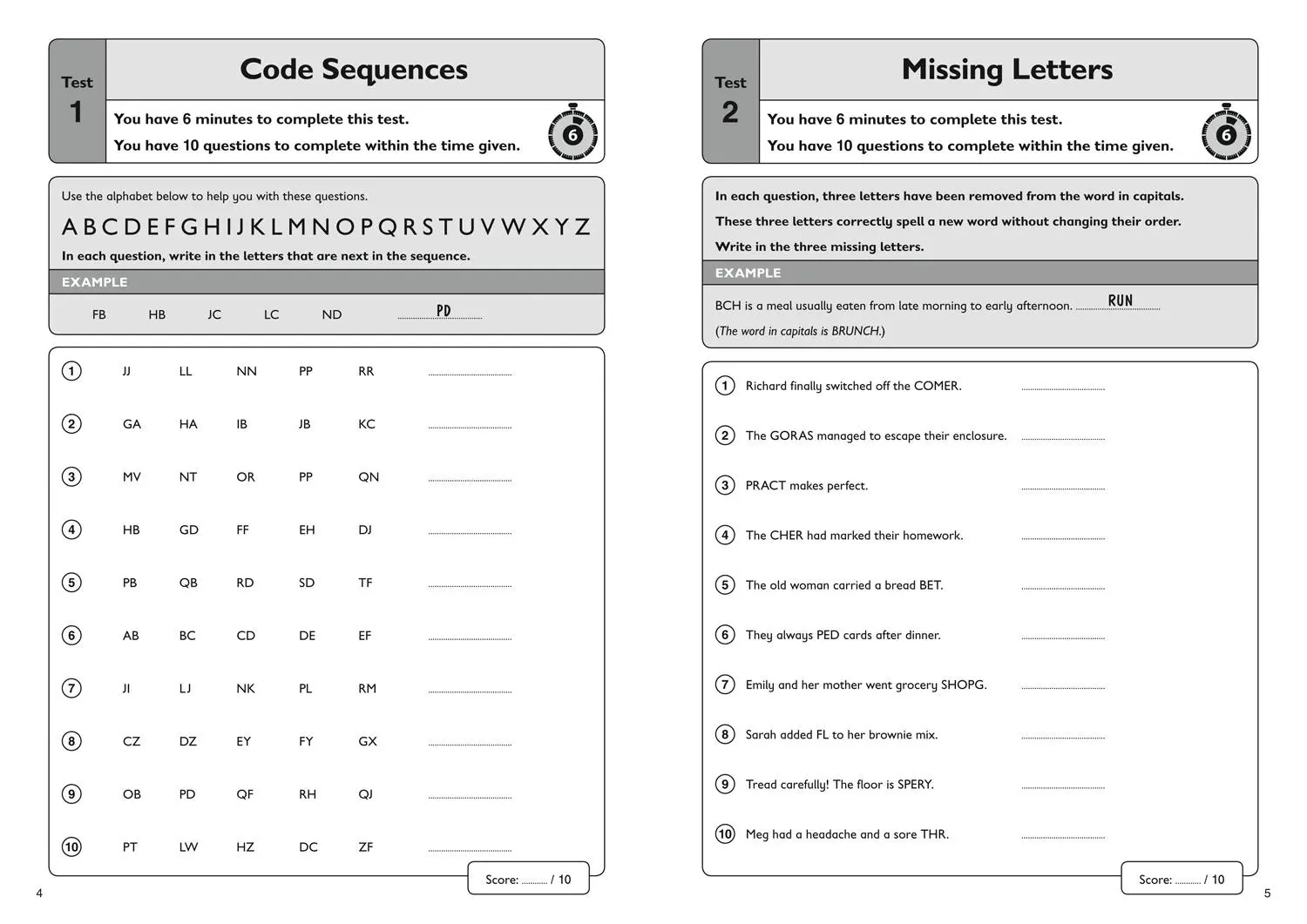 Bild: 9781844199129 | 11+ Verbal Reasoning Quick Practice Tests Age 9-10 (Year 5) | 11
