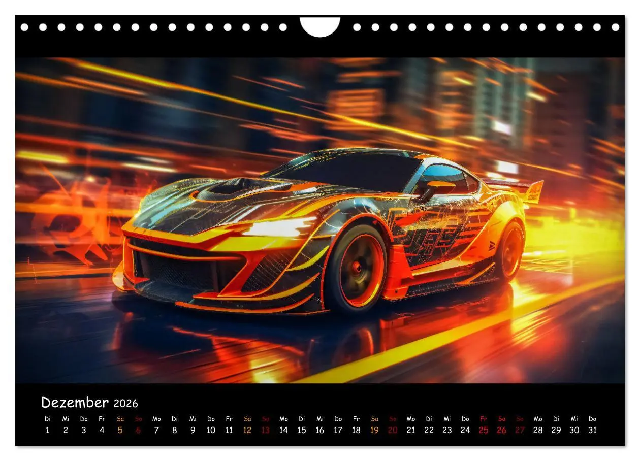 Bild: 9783457359129 | Im Rausch der Geschwindigkeit (Wandkalender 2026 DIN A4 quer),...