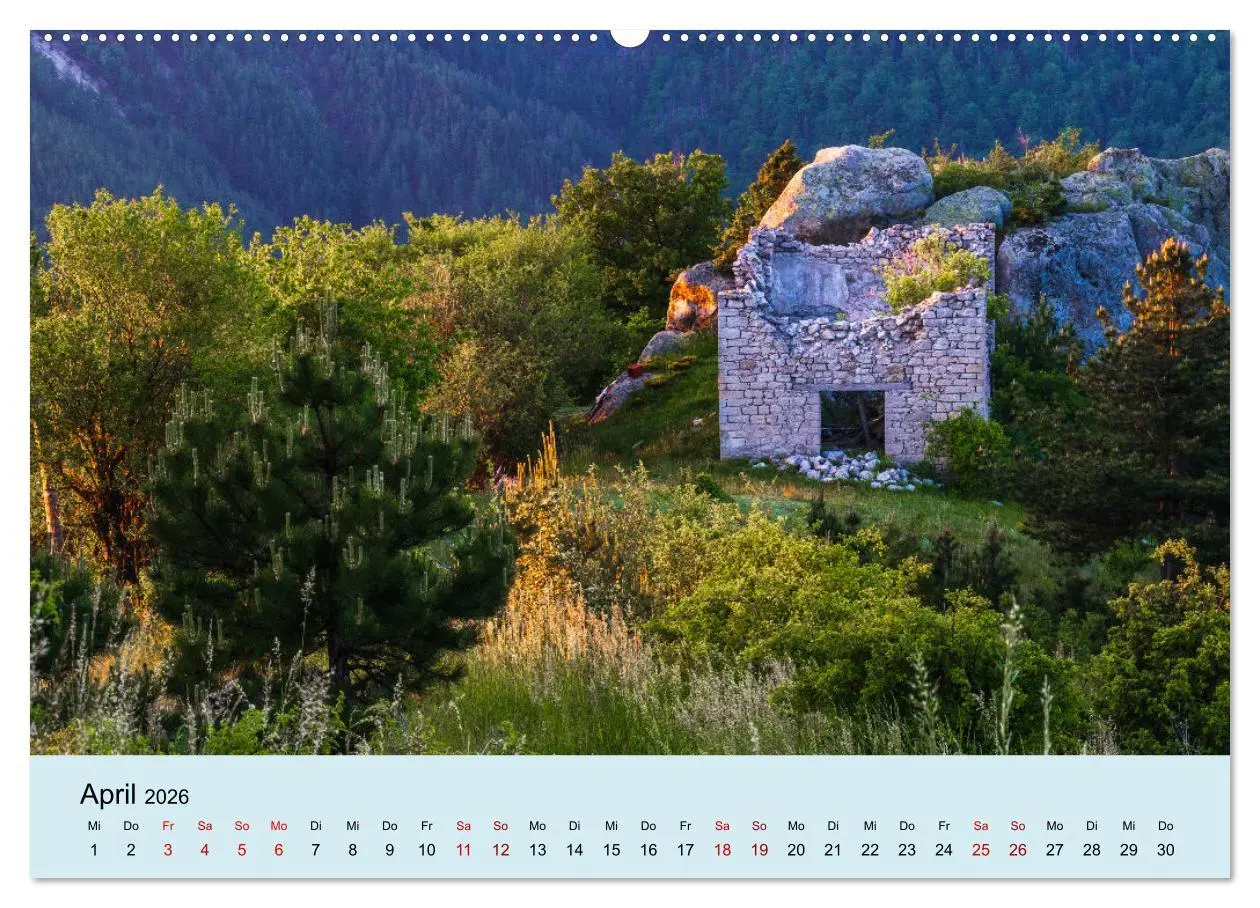Bild: 9783457669129 | Unbekanntes Bulgarien (Wandkalender 2026 DIN A2 quer), CALVENDO...