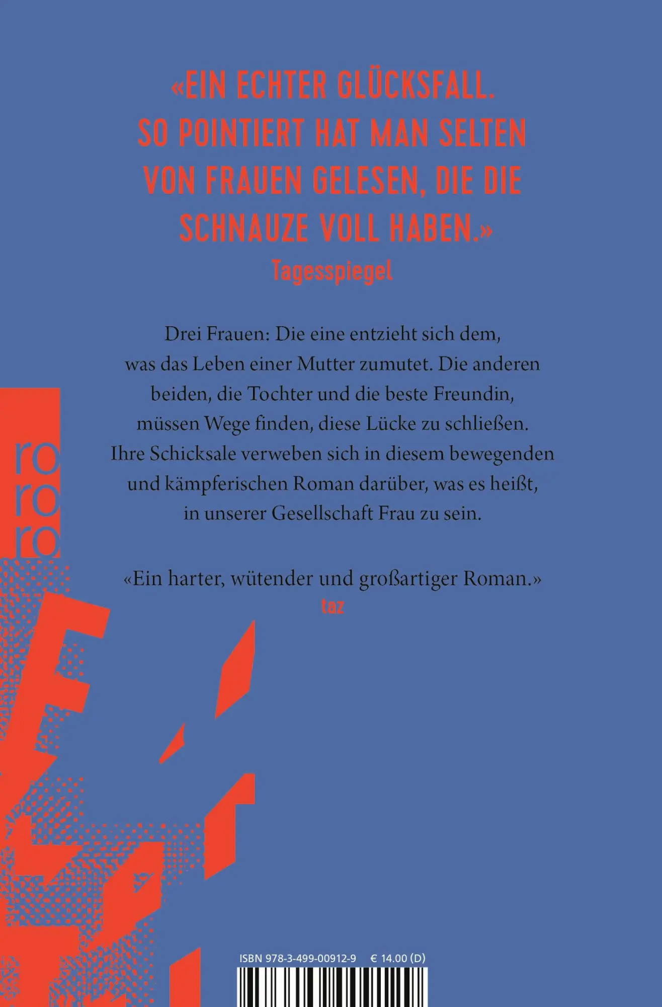 Rückseite: 9783499009129 | Die Wut, die bleibt | Mareike Fallwickl | Taschenbuch | 384 S. | 2023