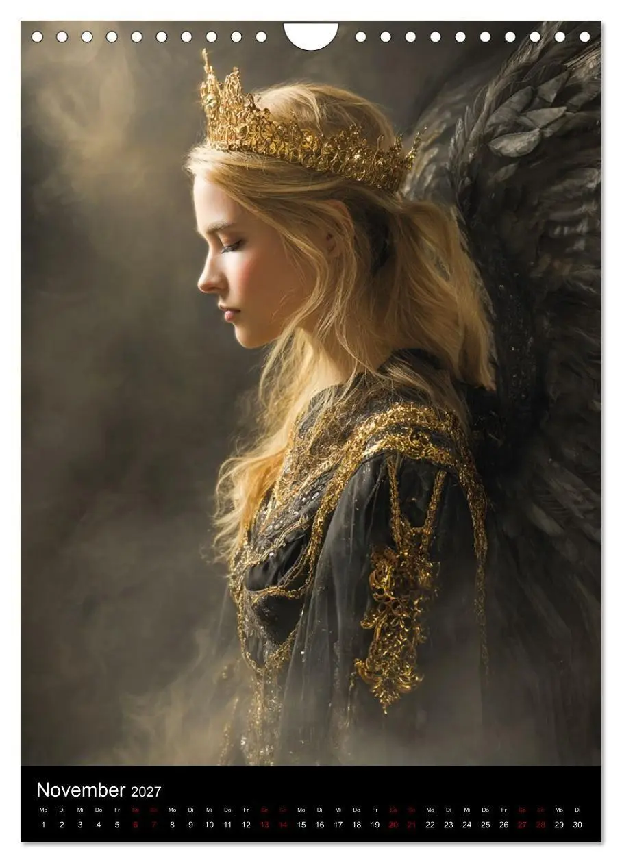 Bild: 9783516759129 | Gothic Angels (Wandkalender 2027 DIN A4 hoch), CALVENDO Monatskalender