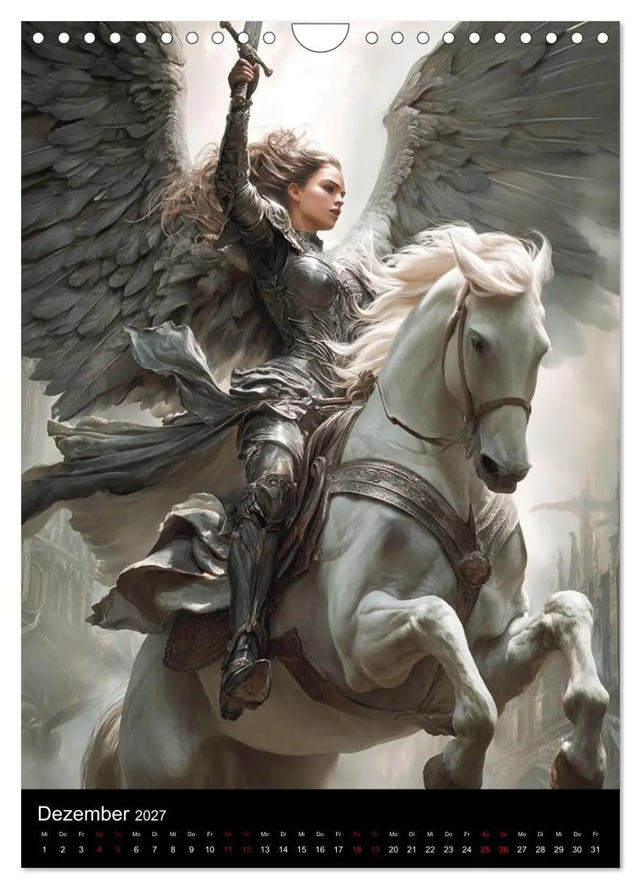 Bild: 9783516759129 | Gothic Angels (Wandkalender 2027 DIN A4 hoch), CALVENDO Monatskalender