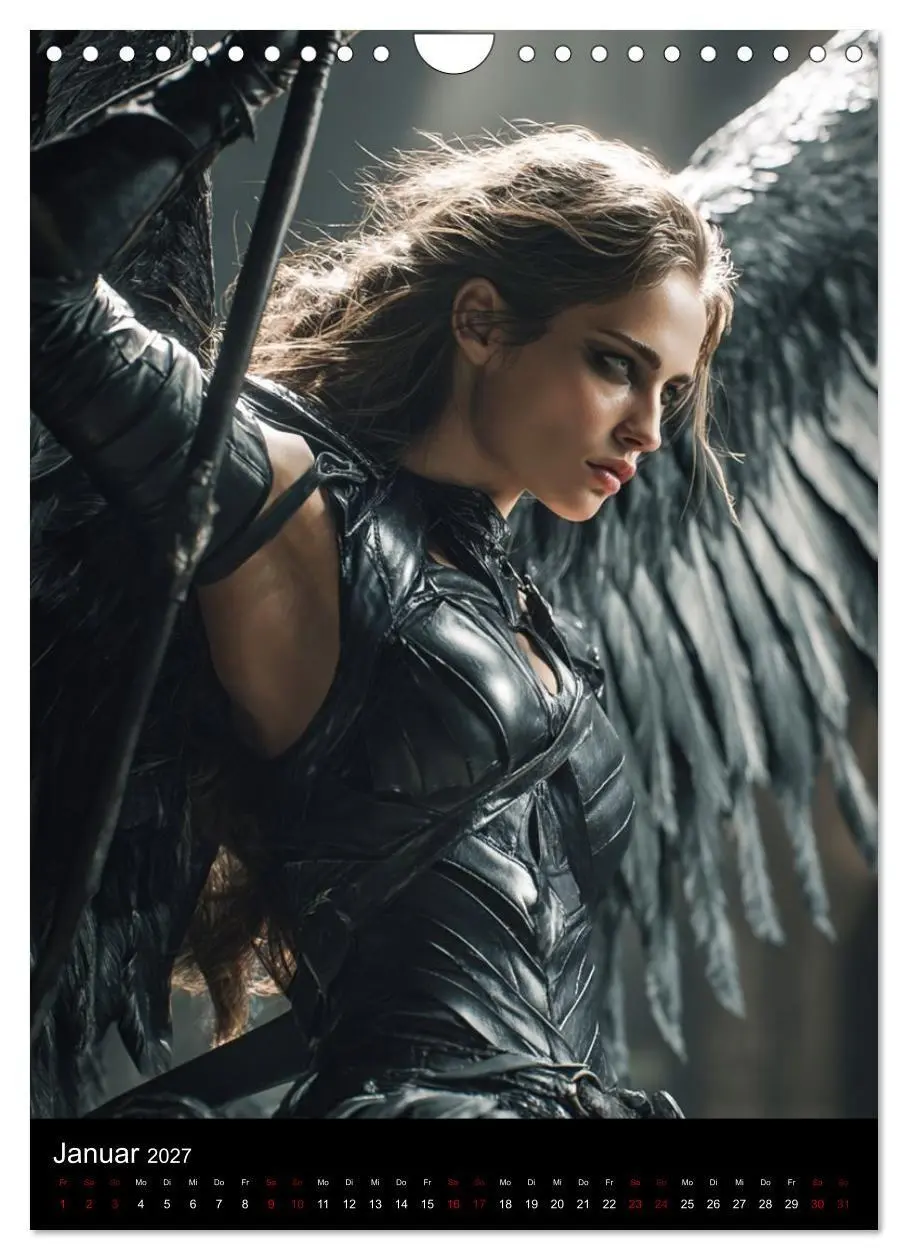 Bild: 9783516759129 | Gothic Angels (Wandkalender 2027 DIN A4 hoch), CALVENDO Monatskalender