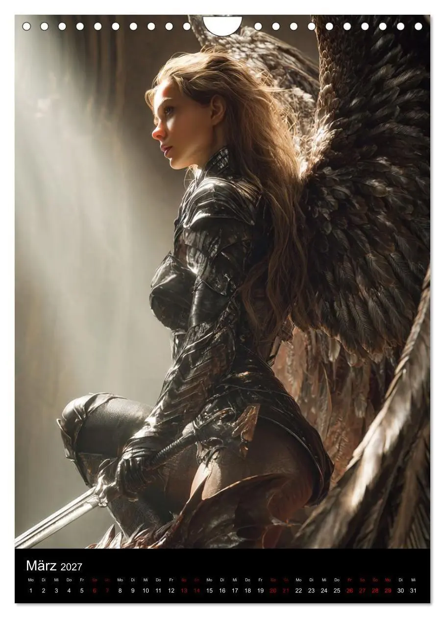 Bild: 9783516759129 | Gothic Angels (Wandkalender 2027 DIN A4 hoch), CALVENDO Monatskalender