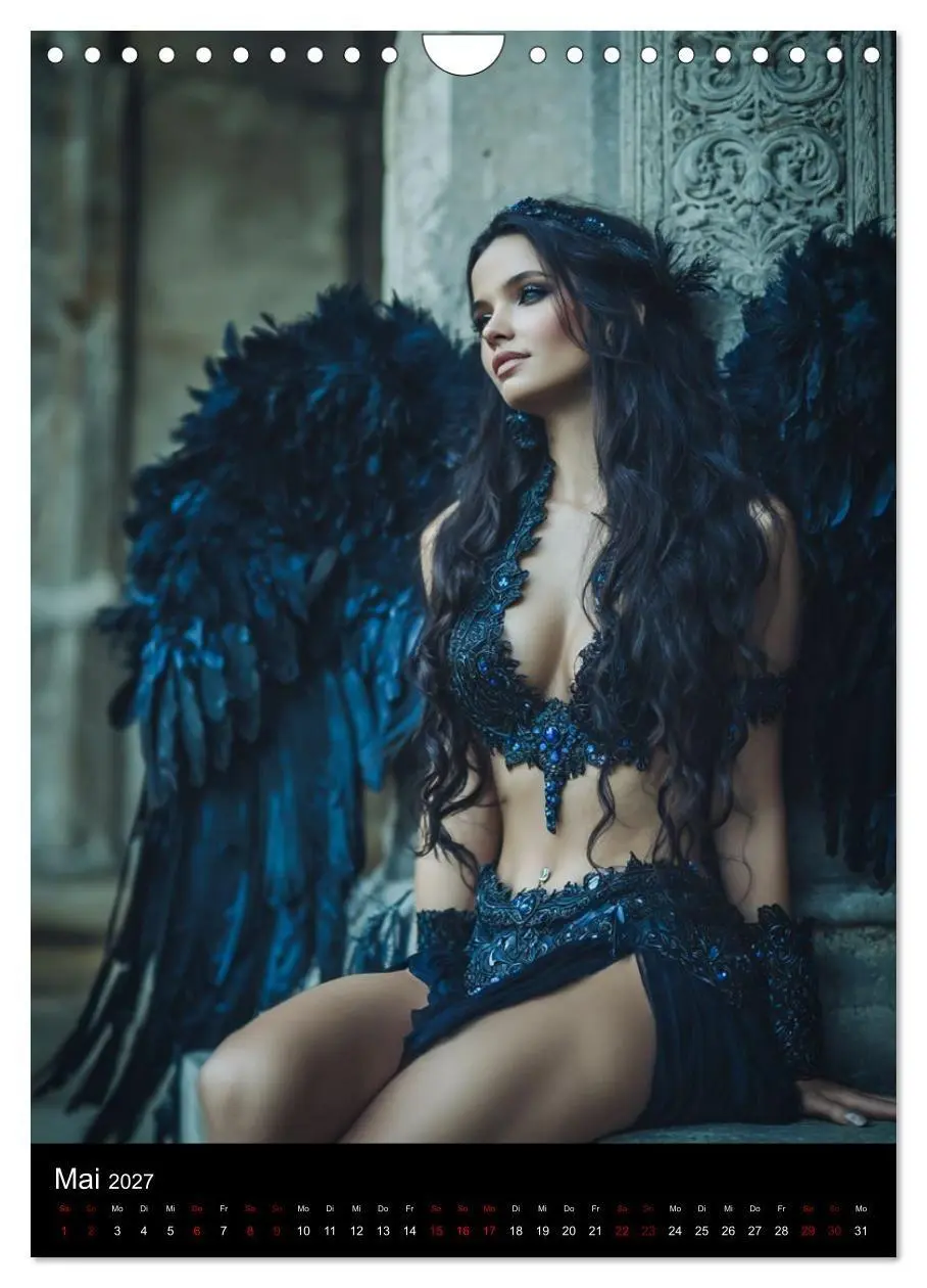 Bild: 9783516759129 | Gothic Angels (Wandkalender 2027 DIN A4 hoch), CALVENDO Monatskalender