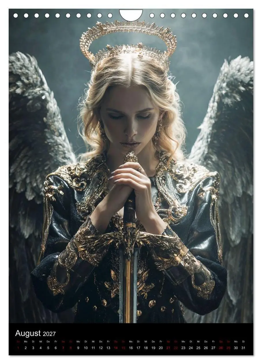 Bild: 9783516759129 | Gothic Angels (Wandkalender 2027 DIN A4 hoch), CALVENDO Monatskalender