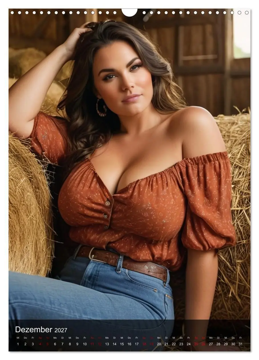 Bild: 9783516999129 | XXL Farm Girls (Wandkalender 2027 DIN A3 hoch), CALVENDO...