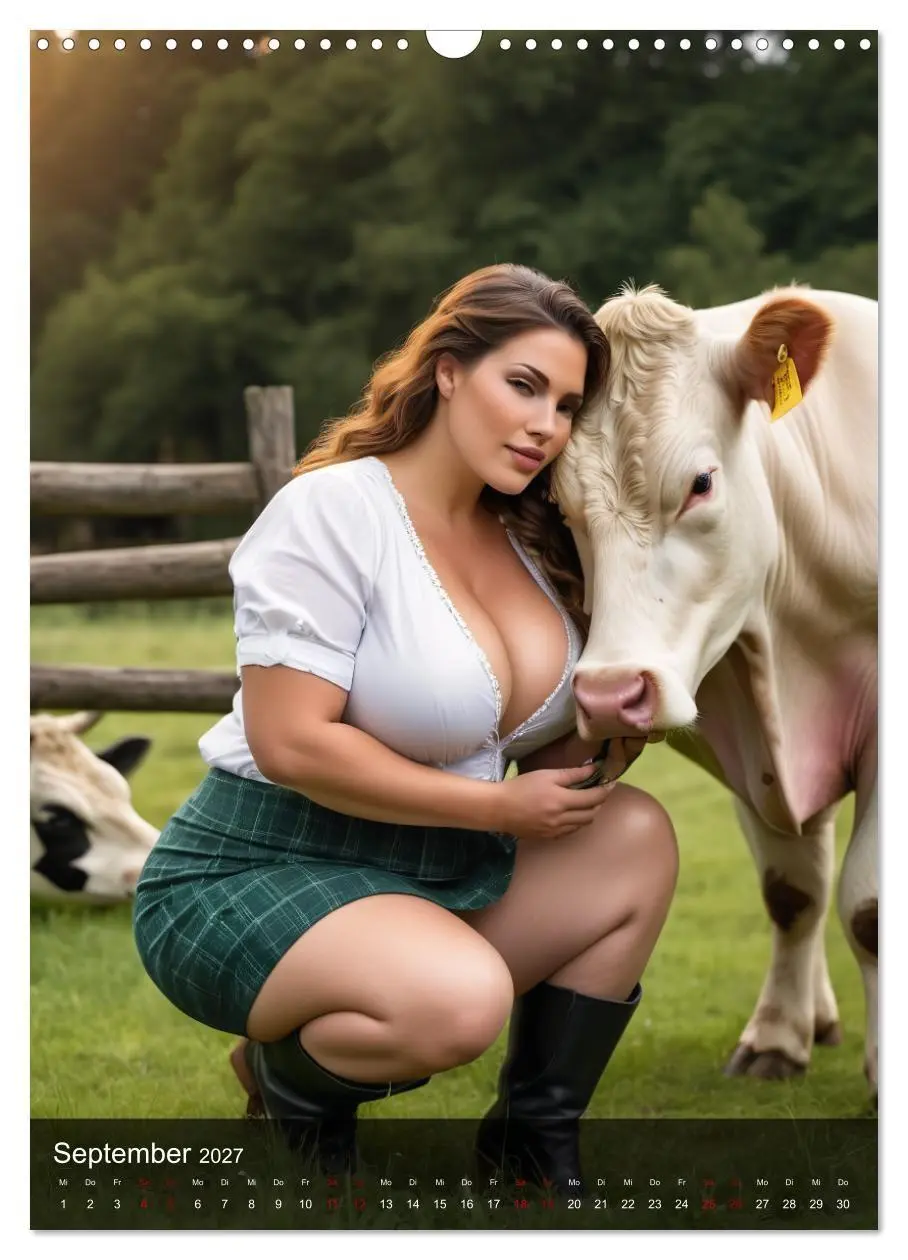 Bild: 9783516999129 | XXL Farm Girls (Wandkalender 2027 DIN A3 hoch), CALVENDO...