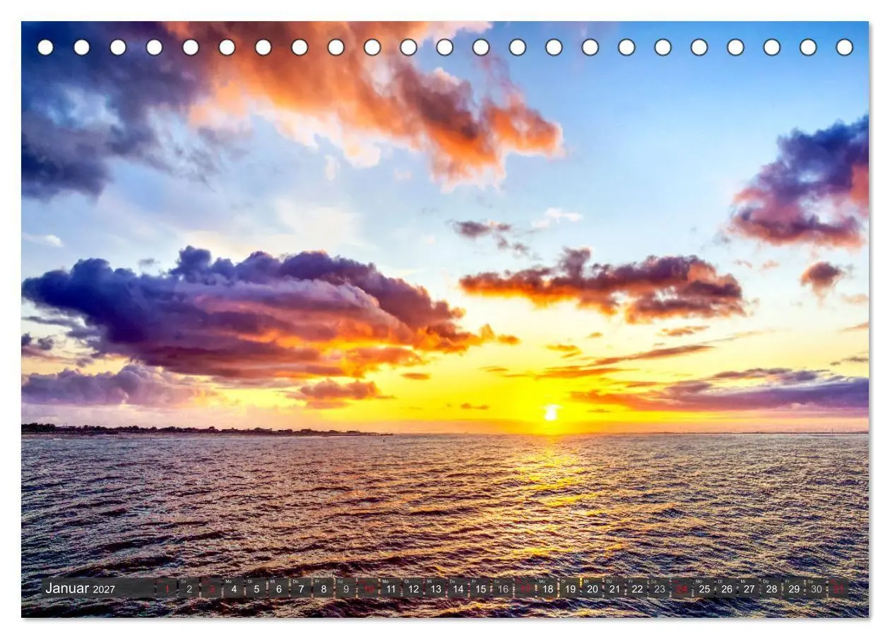 Bild: 9783569539129 | NORDSEE-VERLIEBT (Tischkalender 2027 DIN A5 quer), CALVENDO...
