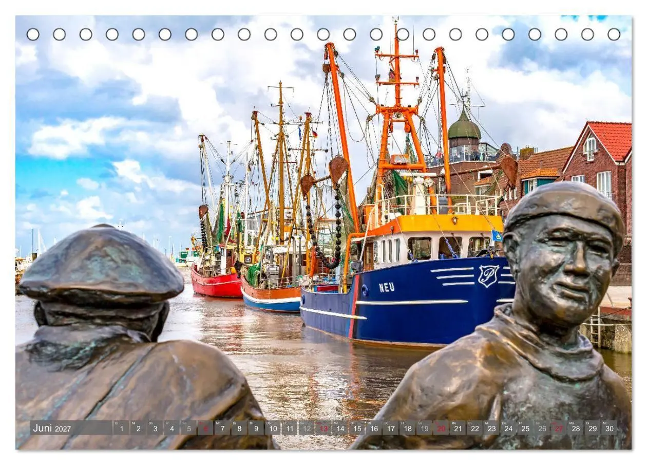 Bild: 9783569539129 | NORDSEE-VERLIEBT (Tischkalender 2027 DIN A5 quer), CALVENDO...