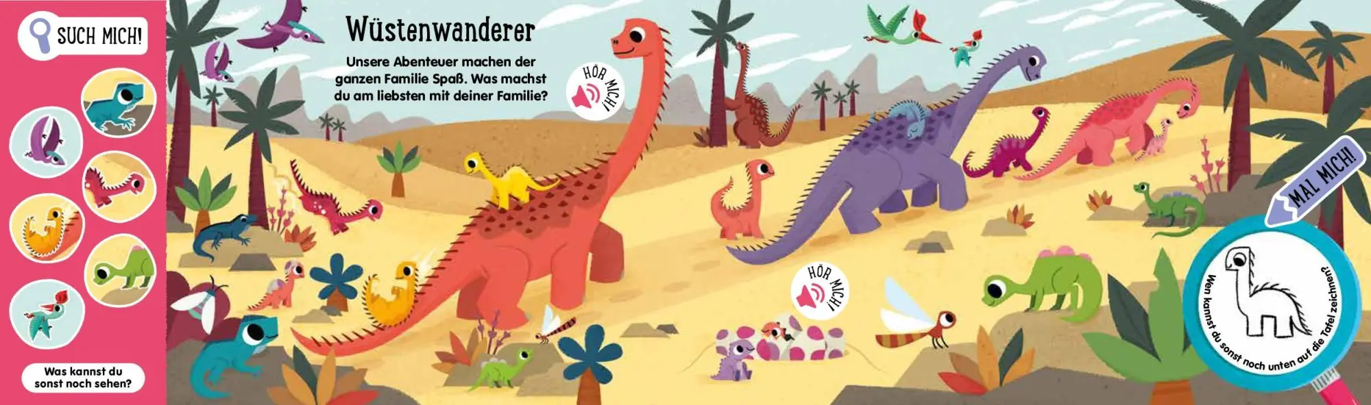 Bild: 9783849949129 | Such mich! Hör mich! Mal mich! Dino-Babys | Louise Martin (u. a.)