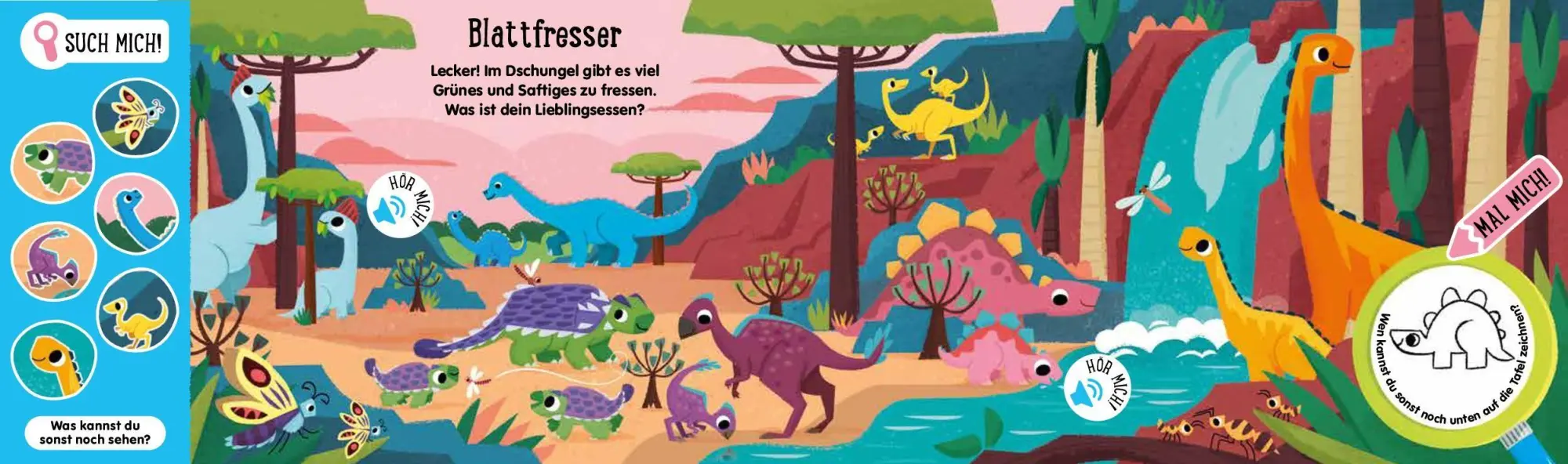 Bild: 9783849949129 | Such mich! Hör mich! Mal mich! Dino-Babys | Louise Martin (u. a.)