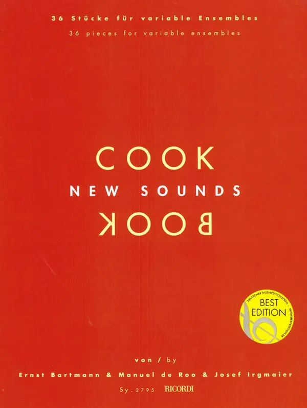 Cover: 9783938809129 | New Sounds Cookbook | Ernst Bartmann (u. a.) | Taschenbuch | Buch