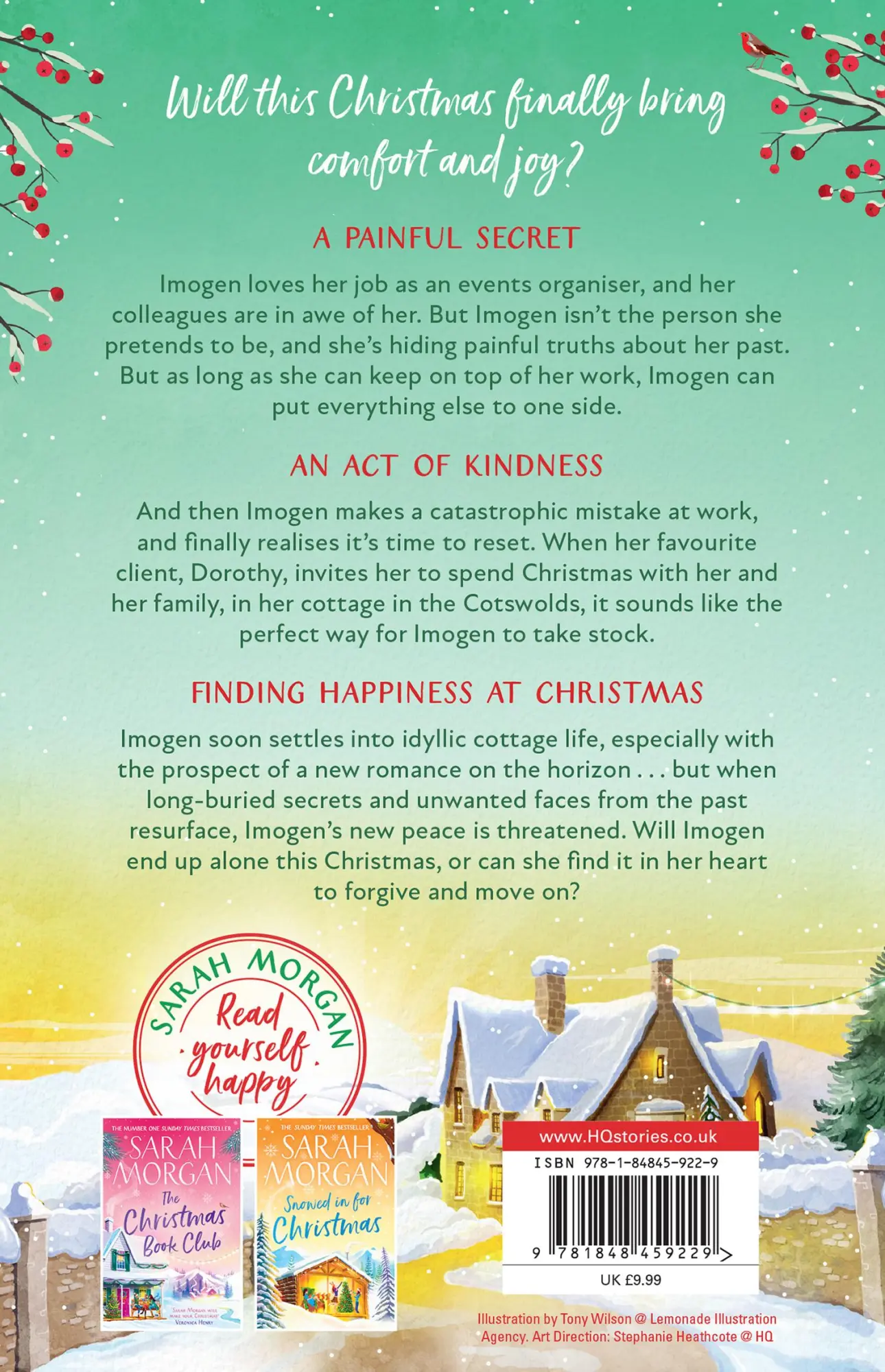 Rückseite: 9781848459229 | The Christmas Cottage | Sarah Morgan | Taschenbuch | 386 S. | Englisch