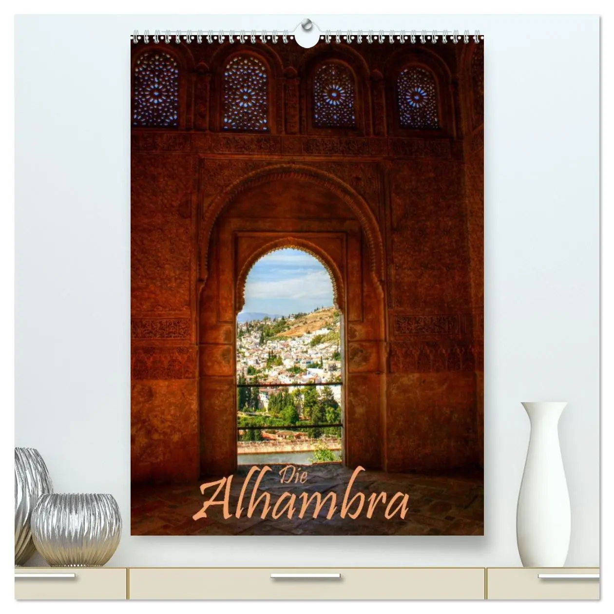 Cover: 9783516439229 | Die Alhambra (hochwertiger Premium Wandkalender 2026 DIN A2 hoch),...
