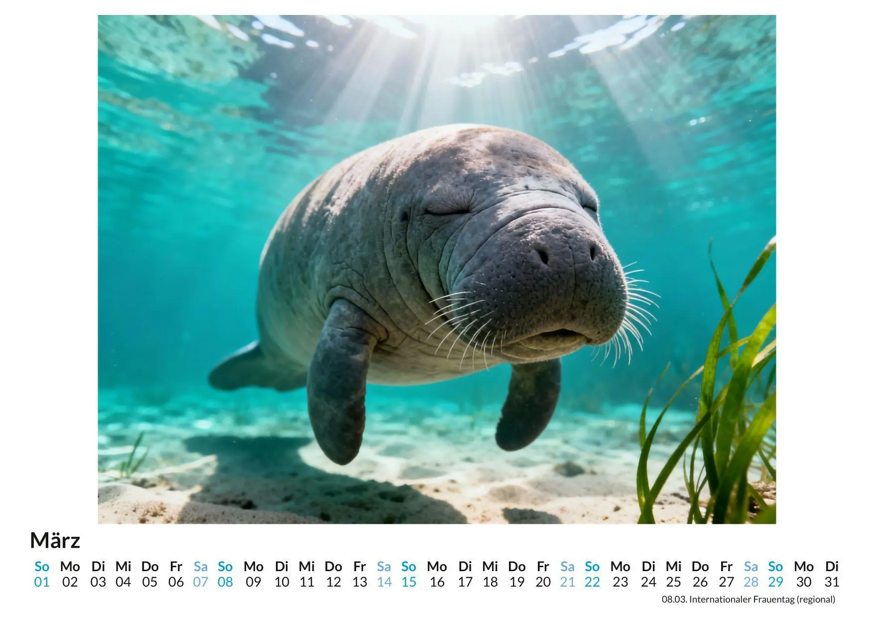 Bild: 9783695329229 | Manati | Sophia Wolf | Kalender | Deutsch | 2026 | FlipFlop