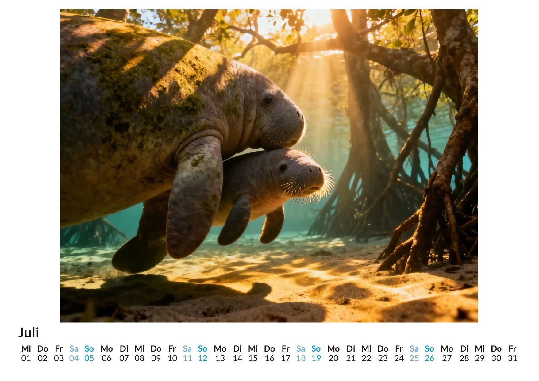 Bild: 9783695329229 | Manati | Sophia Wolf | Kalender | Deutsch | 2026 | FlipFlop