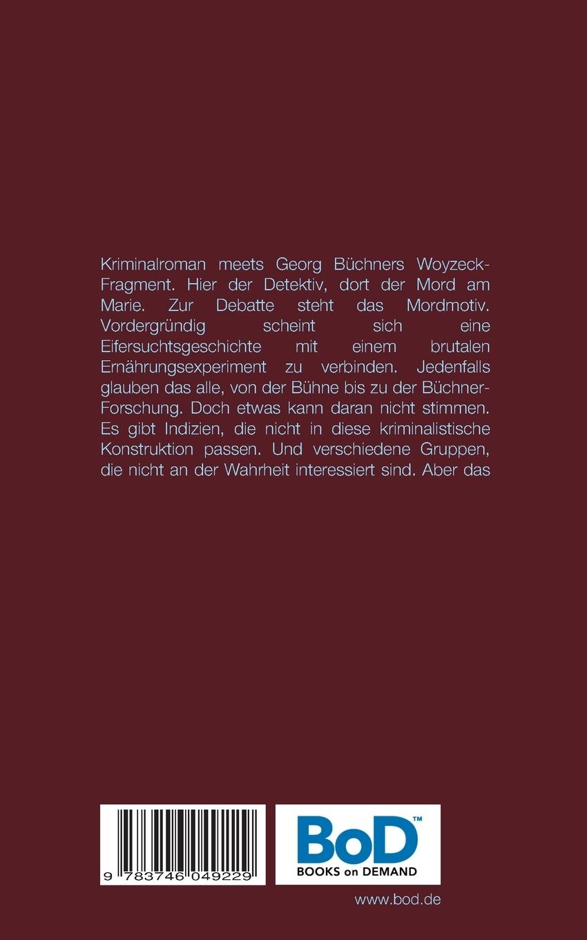 Rückseite: 9783746049229 | Das Mordmotiv in Georg Büchners &gt;Woyzeck&lt; | Christian Milz | Buch