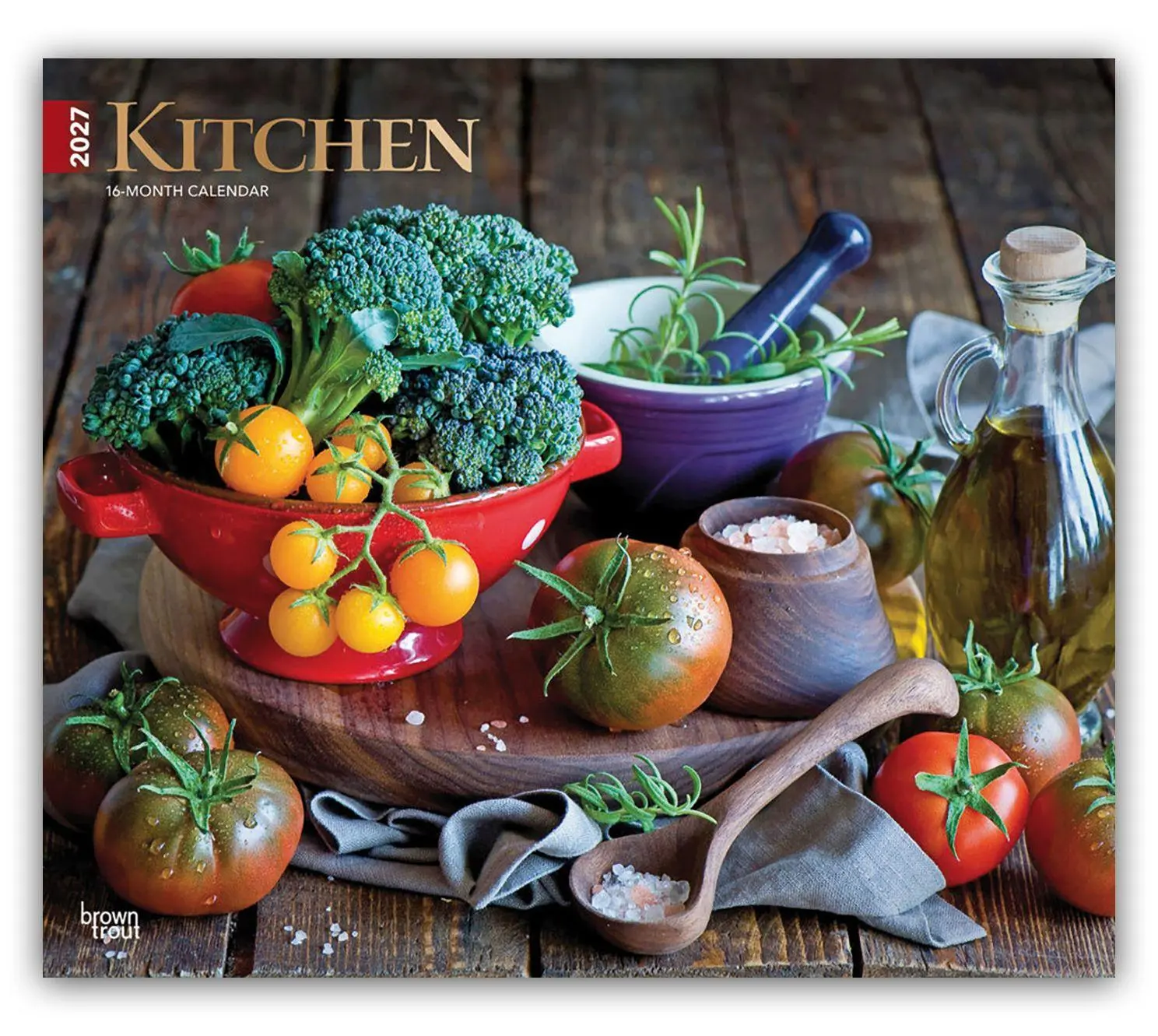 Cover: 9798330709229 | Kitchen - Küchenkalender 2027 - 16-Monatskalender im Deluxe-Format