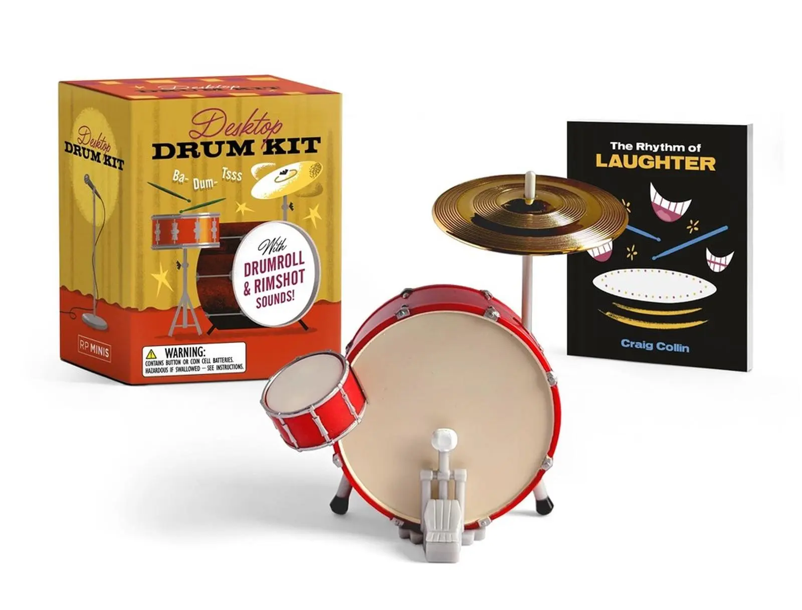 Cover: 9780762489329 | Desktop Drum Kit | With Drumroll and Rimshot Sounds! | Craig Collin