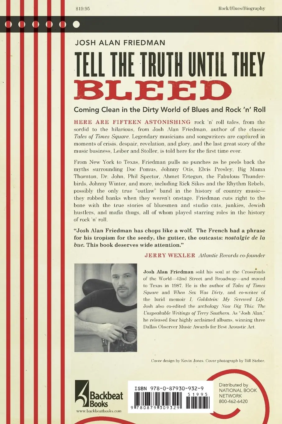 Rückseite: 9780879309329 | Tell the Truth Until They Bleed | Josh Alan Friedman | Taschenbuch