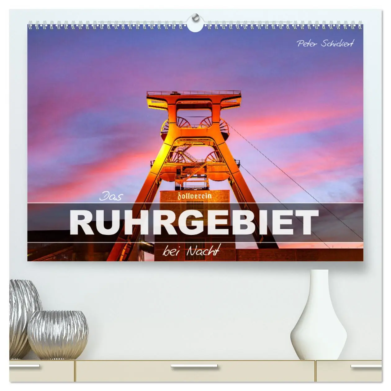 Cover: 9783457269329 | Das Ruhrgebiet bei Nacht (hochwertiger Premium Wandkalender 2026...