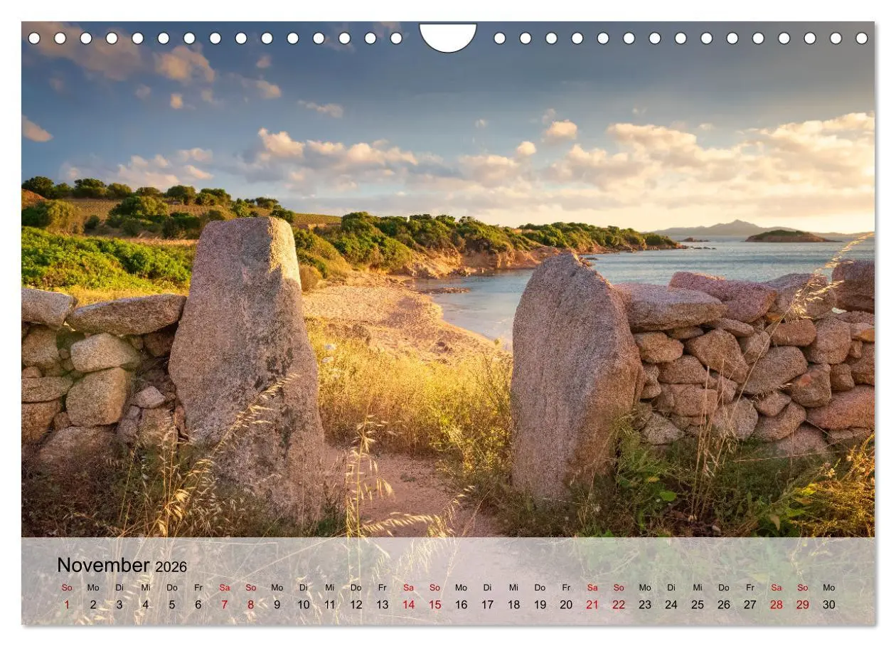 Bild: 9783457579329 | Wunderbares Sardinien (Wandkalender 2026 DIN A4 quer), CALVENDO...