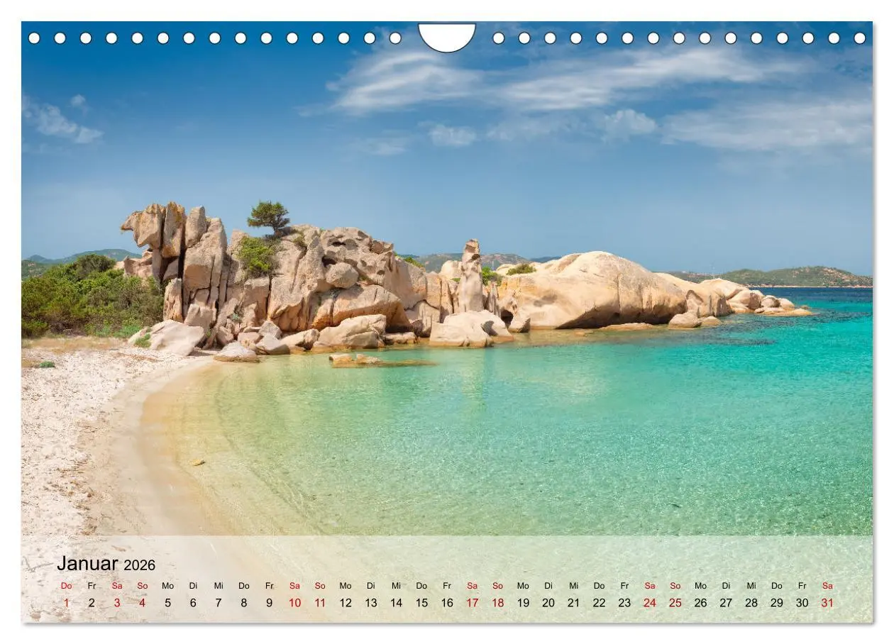 Bild: 9783457579329 | Wunderbares Sardinien (Wandkalender 2026 DIN A4 quer), CALVENDO...