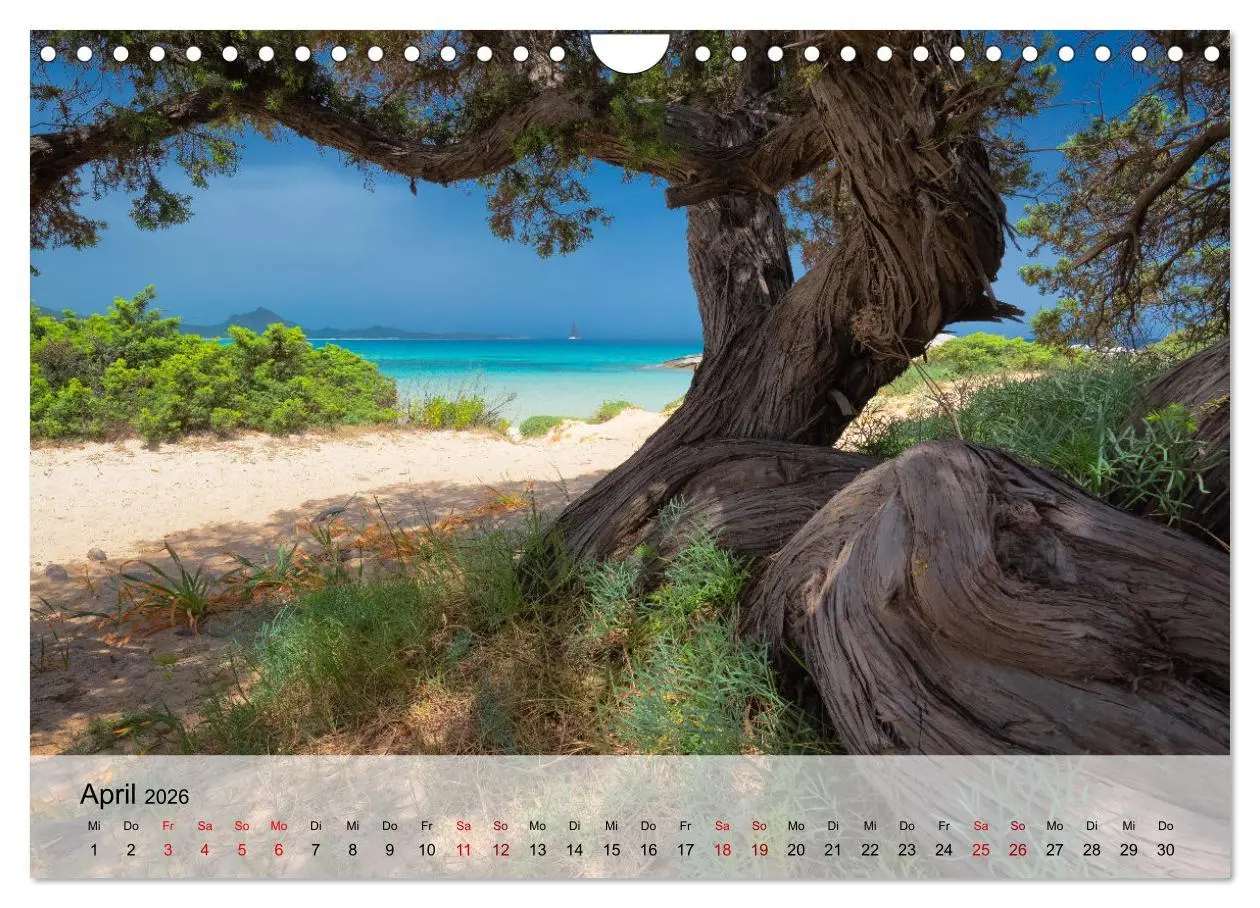 Bild: 9783457579329 | Wunderbares Sardinien (Wandkalender 2026 DIN A4 quer), CALVENDO...